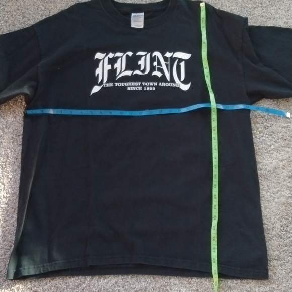 Flint the toughest town around T-shirt XL - Picture 2 of 2